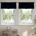 thumbnail image 2 of LALILO Kitchen Curtain Valance Calm Interior Modern Home Rod Pocket Window Curtain 52"x 18" Set of 2, 2 of 7