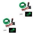 thumbnail image 2 of relayinert Car Interior Lighting LED Strip Car LED Wire Rope Tube Line flexible Neon Light Car Decor Light green 2Set, 2 of 6