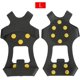 thumbnail image 2 of Cubrezapatos antideslizantes para escalada, viajes, hielo, tierra, aventura, cubiertas para zapatos antideslizantes (negro) (2 uds) Kuyhfg Bienvenido a Kuyhfg, 2 of 4