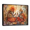 thumbnail image 2 of Designart "Ganesha, The Intricate Deity In Watercolor" Hinduism Floater Framed Canvas Art Print, 2 of 5
