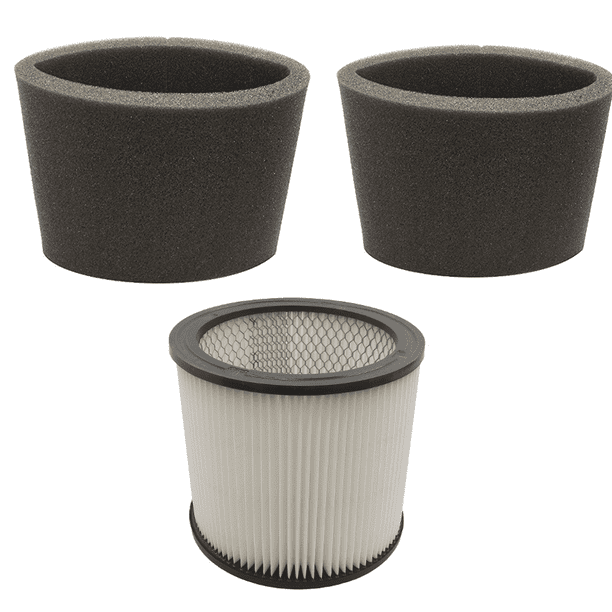 Filter Cartridge for Shop Vac 9030400 90304 9030400 + 2 Foam 90585