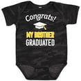 thumbnail image 3 of Inktastic Congrats My Brother Graduated with Cap Boys or Girls Baby Bodysuit, 3 of 5