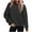 Dark Gray, variant on hotojiny Womens Hoodies Fleece Sweatshirts Long Sleeve Casual Pullover Shirts Fall Winter Hooded Tops with Pocket
