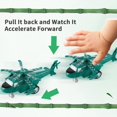 thumbnail image 2 of Juego de aviones de juguete UXRPTU Pull-Back para niños de 3 a 5 años con 12 piezas, 2 of 7