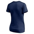 thumbnail image 3 of Women's Navy Kansas City Royals Red White and Team V-Neck T-Shirt, 3 of 3