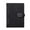 Black, variant on Yonrjhukm Binder Notebook, Detachable Loose-Leaf Notebook, A5 Refillable Notebook, Large Capacity, 200 Pages Thick Paper, Multi-Angle Flat Design, Durable Faux Leather Cover, Ideal for Work and Study