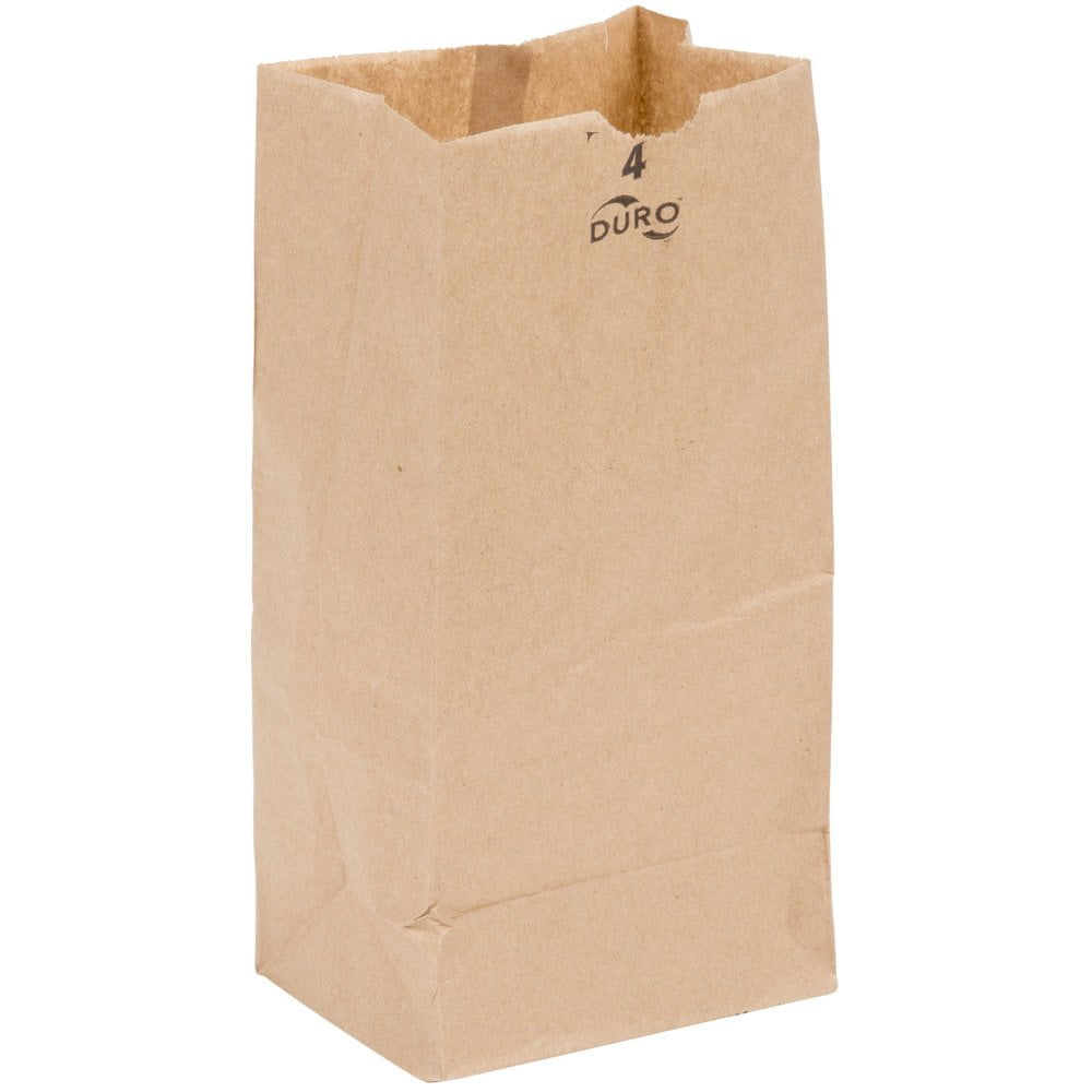 4 lb. Brown Paper Bag 500/Bundle