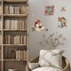thumbnail image 4 of Calcomanías de transferencia para muebles, manualidades y decoración (6" x 12"), 3 unidades, estilo vintage femenino con libros, resistentes al agua y a los rayos UV., 4 of 9