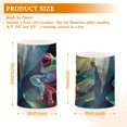 BZSMCE Flameless Candles LED Lights Green Frog Plainting Creativity