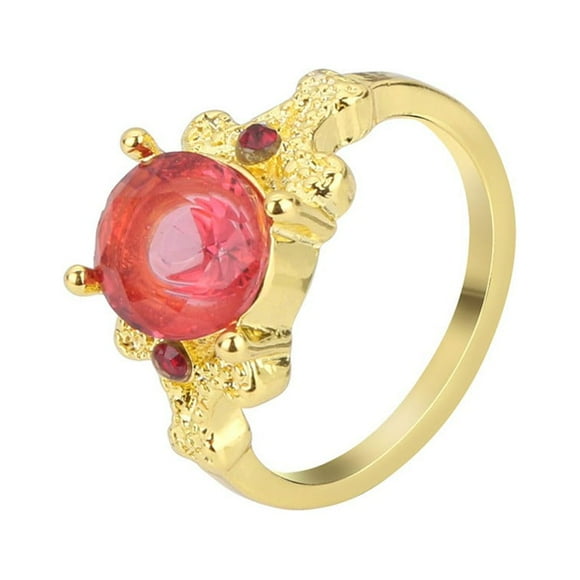 pstuiky Rings Fashion Jewelry Gold Filled Round Women's Wedding Size6-10 Sale