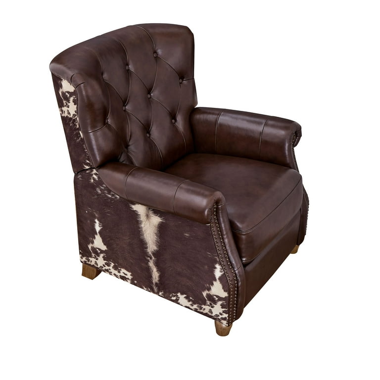 Cowhide recliners for sale hotsell