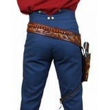 TJAYZ Western Drop Loop Leather Gun Belt and Holster, Right Hand, 22 Caliber, HARVEST 50"