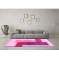 thumbnail image 3 of Ahgly Company Indoor Square Abstract Pink Contemporary Area Rugs, 3' Square, 3 of 4