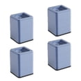 thumbnail image 4 of 4 piezas de la lavadora a la lavadora anti vibraciones aumentan la base de los pies multifuncionales portátiles para almohadillas para la secadora Uso 3 capas, 4 of 8