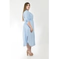 thumbnail image 2 of Vestido largo a rayas Roman Fashion /Tallas Extras, 1765-1 (Azul cielo) azul cielo 42, 2 of 6