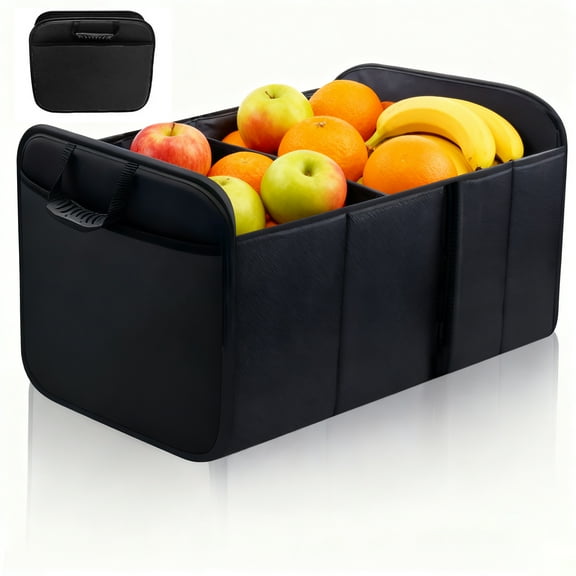 Trunk Organizer for Car, Foldable Storage Bag, Car Organizer and Storage for SUV, Waterproof Storage Camping Bags, Large Capacity Car Storage for Car, SUV, Truck, or Van