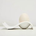 thumbnail image 1 of 1 Pack Ceramic Egg Cup, Porcelain Egg Cup for Soft Boiled Egg, Egg Holder Set for Breakfast, Kitchen, 13.5*8*3.5cm White Dare, 1 of 5