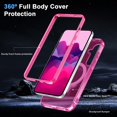 thumbnail image 4 of for Samsung Galaxy S25 Plus Case, with Magnetic Invisible Stand [Military Drop Protection] [Compatible with MagSafe] Shockproof Slim Translucent Anti-Slip Cover for Samsung Galaxy S25 Plus, Rose, 4 of 6