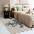 thumbnail image 3 of 4x5 Anchor Rugs for Bedroom Living Room, Nautical Area Rug for Home Decor, Soft Machine Washable Non Slip Low Pile Indoor Carpet DTSX1050, 3 of 7