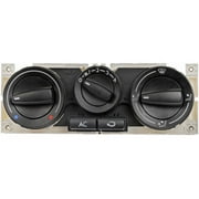 Climate Control Control Module - Compatible with 1998 - 2010 Volkswagen Beetle with Manual AC Controls 1999 2000 2001 2002 2003 2004 2005 2006 2007 2008 2009