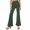 Green, variant on Baqcunre Fleece Lined Leggings Solid Color Corduroy Flare Pants Wide Leg Pants Street Casual Pants Womens Pants Flare Leggings Womens Leggings Black S-3XL