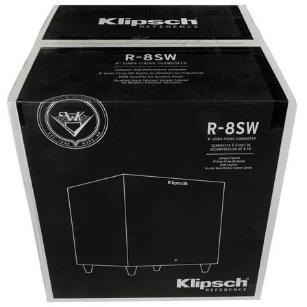 Klipsch Reference Series R-8SW - Subwoofer - 8" - black