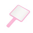 thumbnail image 4 of Unique Bargains 2 Pcs Small Square Handheld Mirror for Vacation Travel Pink Plastic Glass, 4 of 5
