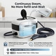 thumbnail image 4 of 2500W Handheld High-Temperature Pressurized Steam Cleaner, Fast Heating Portable High Pressure Steam Cleaner for Home, Kitchen, Bathroom, Car Detailing and Grout, Multi-Surface Steam Cleaning Machine, 4 of 7