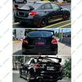 thumbnail image 2 of Rear Trunk Spoiler Compatible with 2015-2021 Subaru WRX/WRX STI, Exterior Deck Lid Wing Splitter Fits for 15-21 4-Door (Glossy Black), 2 of 11
