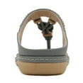 thumbnail image 4 of Womens Black Sandals Women's Oofos Slides Women's Summer Sandals Women's Fashion Casual Home Comfortable Light Fish Mouth Sandals Gray, 4 of 9