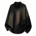 thumbnail image 3 of FchengtaiS Men's Big and Tall Turtleneck Shirts Long Sleeve Mock Neck Tops Fall Winter Warm Loose Fit Thermal Underwear, 3 of 6