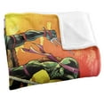 thumbnail image 3 of TMNT Blanket, 36"x58" TMNT Gradient Group Splash Silky Touch Super Soft Throw Blanket, 3 of 6