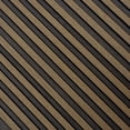 thumbnail image 4 of Concord Panels | Faux Wood Slat - Walnut | Waterproof Slat Panel | 94.5” x 4.8” Each | Wood Wall Panels for Interior Decor CO600-11 (Pack of 6 - 18.9 sqft), 4 of 5