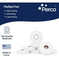 thumbnail image 2 of Perco White Pricing Labels for Monarch 1136 - 3 Sleeves, 24 Rolls Value Pack - 42,000 Labels with Ink Rolls Included, 2 of 7