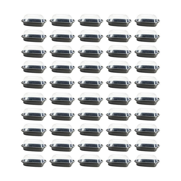Contenedores para asar,Recipientes para asar pollos asados con tapa transparente,Contenedores para almacenar alimentos,aptos para microondas,Contenedores de comida para llevar Catering
