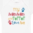 thumbnail image 4 of Inktastic Mommom and Poppop Love Me Boys or Girls Baby Bodysuit, 4 of 5