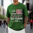 thumbnail image 4 of 250 Anniversary Usa Shirt Mens Shirts Short Sleeve Independence Day Freedom T-Shirt Big & Tall Casual Stylish America Pullover Shirts for Men, 4 of 6