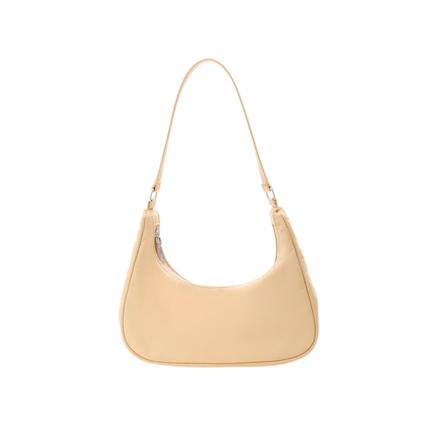 Mujer Color Axila Hobos Bolsas Bolso Mano Con Asa Superior (amarillo)