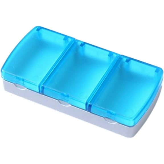 3 Compartment Daily Pill Box Vitamin Organizer