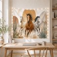 thumbnail image 5 of Desert Horses Galloping Through Southwestern Landscape, Dreamy Boho Style for Animal Lovers, Southwestern Home Decor, Housewarming Gift Tapestry Wall Hanging for Living Room, Bedroom and Dorm, 5 of 7