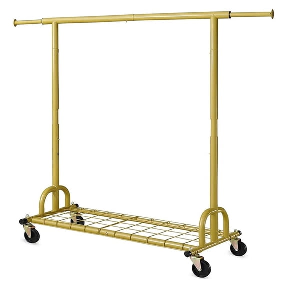 Clothes Rack Heavy Duty Clothing Rack Load 525 LBS, Collapsible Garment Rack for Hanging Clothes Coat Rack with Wheels Portable Closet for Bedroom, Living Room, Laundry, Balcony