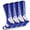 Blue, variant on Mens Basketball Socks Elite Athletic Crew Socks for Women Youth Boys Colorful 6 Pairs
