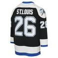 thumbnail image 3 of Youth Mitchell & Ness Martin St. Louis Black Tampa Bay Lightning 2003 Blue Line Player Jersey, 3 of 3