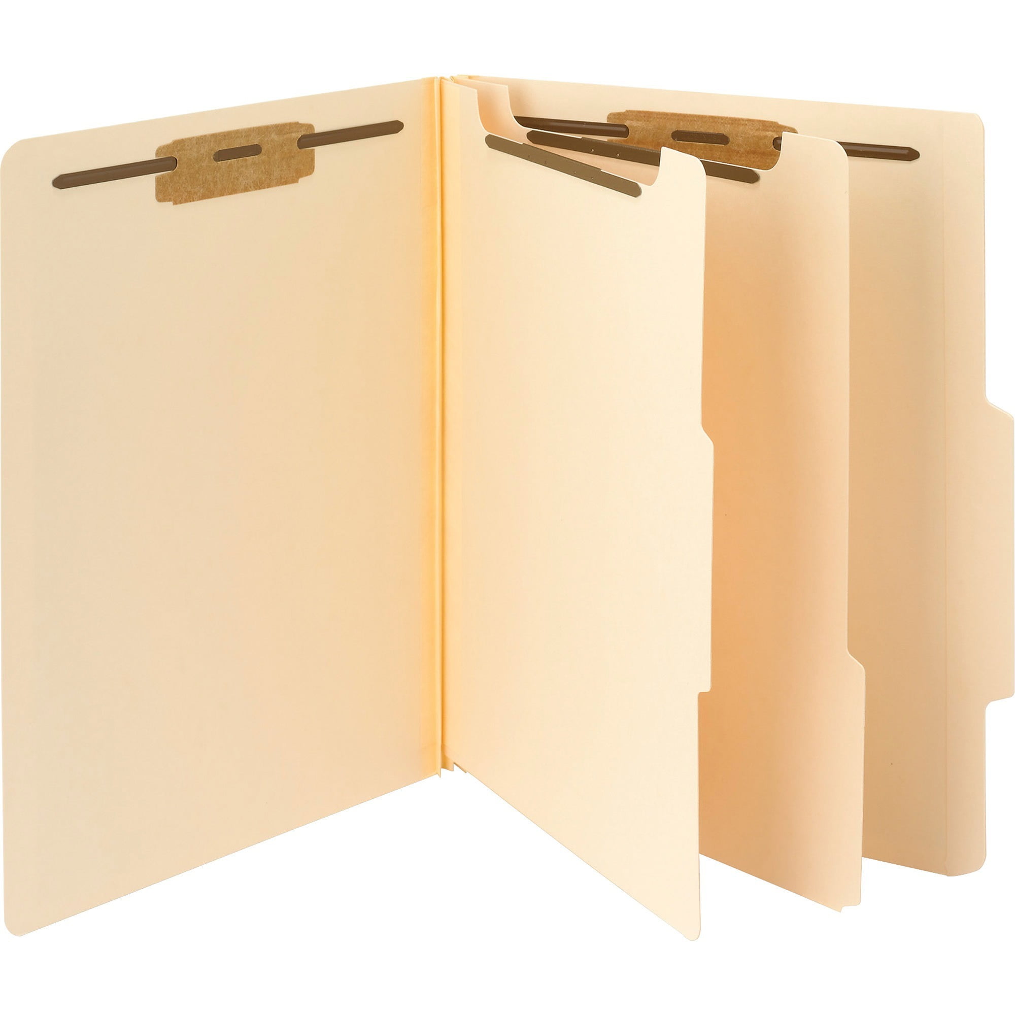 Smead Classification Folders with Reinforced Tab, Manila, 10 / Box