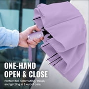 Repel Windproof Travel Umbrella, Auto Open Close Folding Umbrella Wind Tested to 100MPH