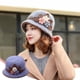 thumbnail image 3 of Gorro de punto con orejeras para mujer (invierno 2023) | Gorro de lana con forro polar de doble capa para clima frío | Mezcla de algodón suave para uso diario y actividades al aire libre, 3 of 4