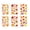 Orange, B, variant on 6 Pack Thanksgiving Maple Leaf Window Clings, Waterproof Decorative Pvc Window Stickers for Fall Harvest