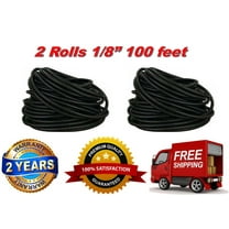 True 2 Rolls 100 Ft 1/8" Split Wire Loom Conduit Polyethylene Tubing Sleeve Tube
