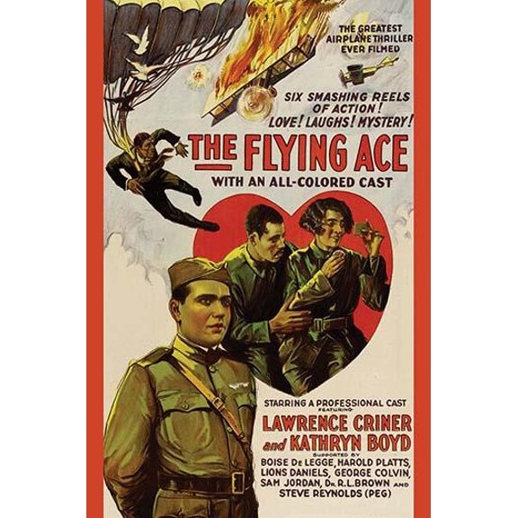 The Flying Ace-Fine art canvas print (20" x 30")