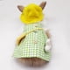 thumbnail image 4 of Conjunto De Vestido Para Mascotas Chaleco De Conejo Ropa De Disfraz Traje De Moda Diario Green_L Sunnimix Arnés para vestido de conejo, 4 of 7